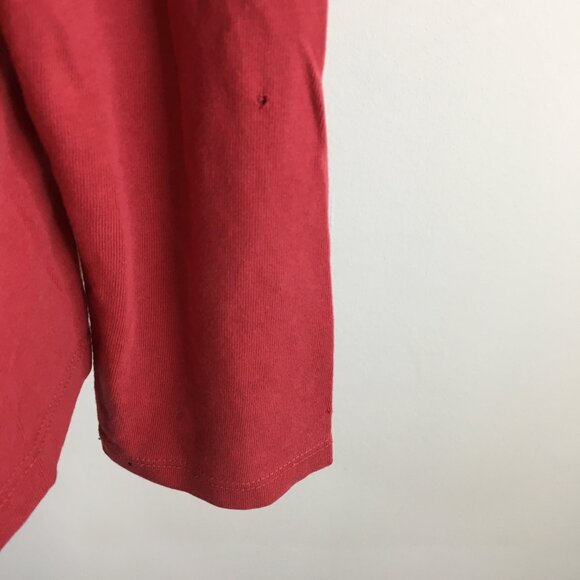 LIFE IS GOOD Long Sleeve Red Multi Color Snow Winter Cabin Print Shirt - Picture 9 of 16